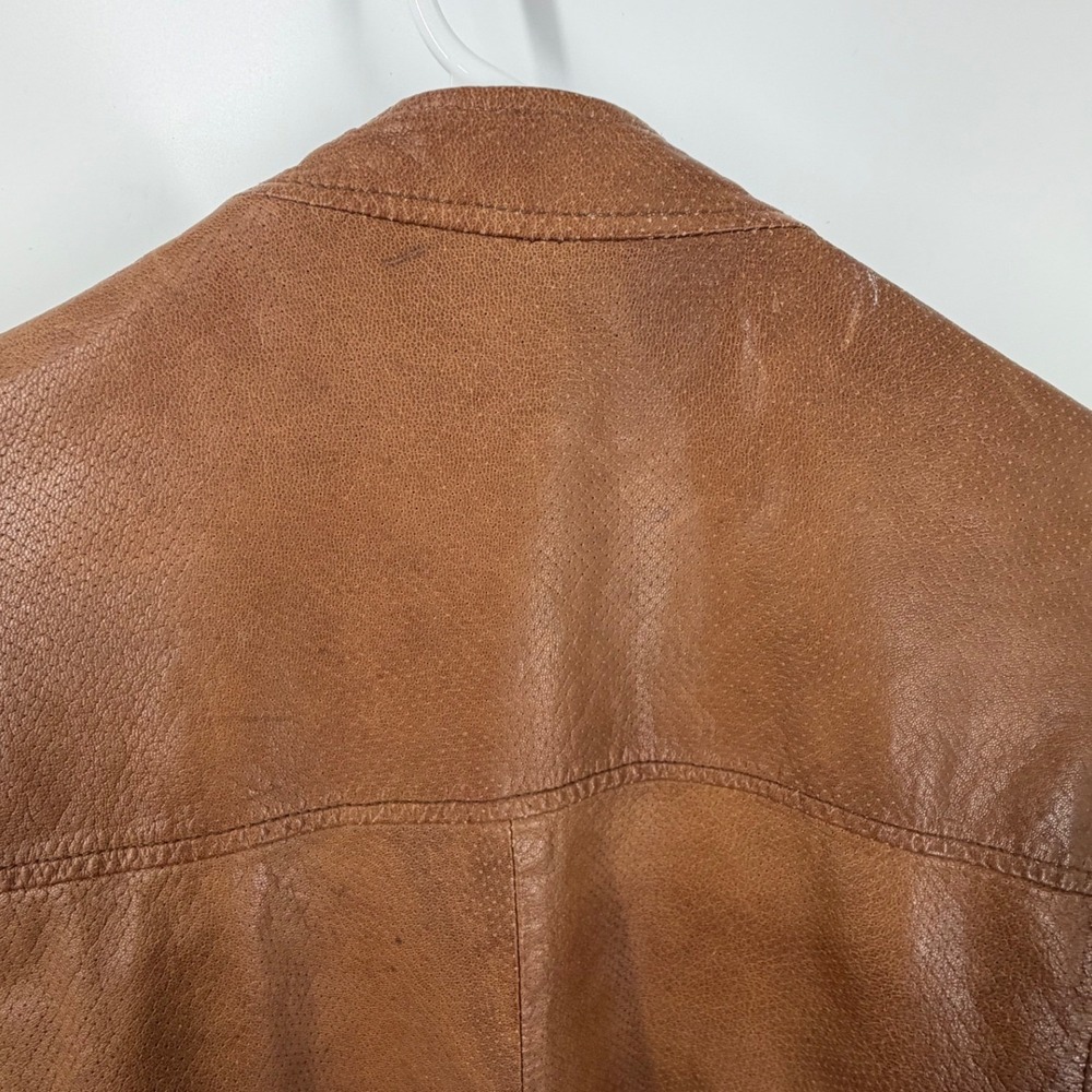 Scotch and Soda Goat Leather Jacket, Amsterdam Couture Exclusive Men's Size L - Picture 11 of 16